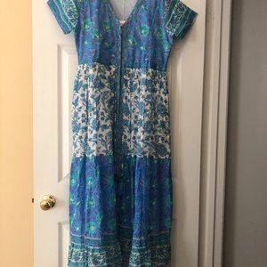 NWT, Bella Tu 100% Cotton Dress, Size Small, Made in India